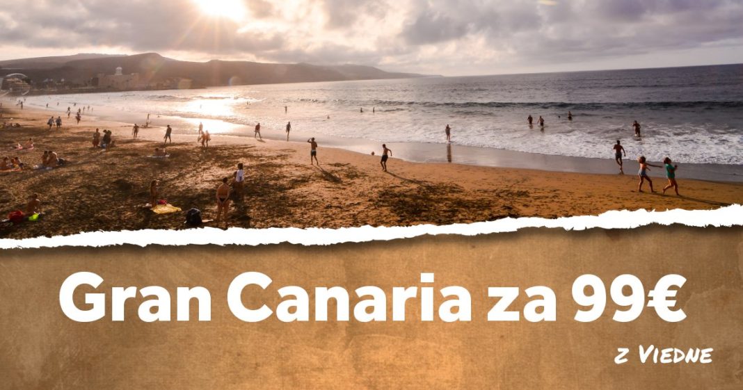 letenky z Viedne na ostrov Gran Canaria za 99€