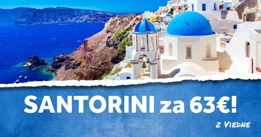 letenky z Viedne na Santorini