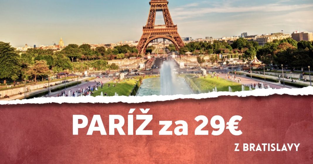 letenky z Bratislavy do Paríža