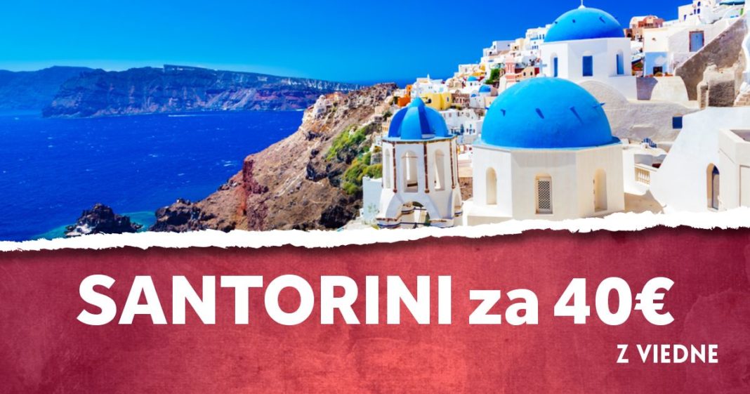 letenky z Viedne na Santorini